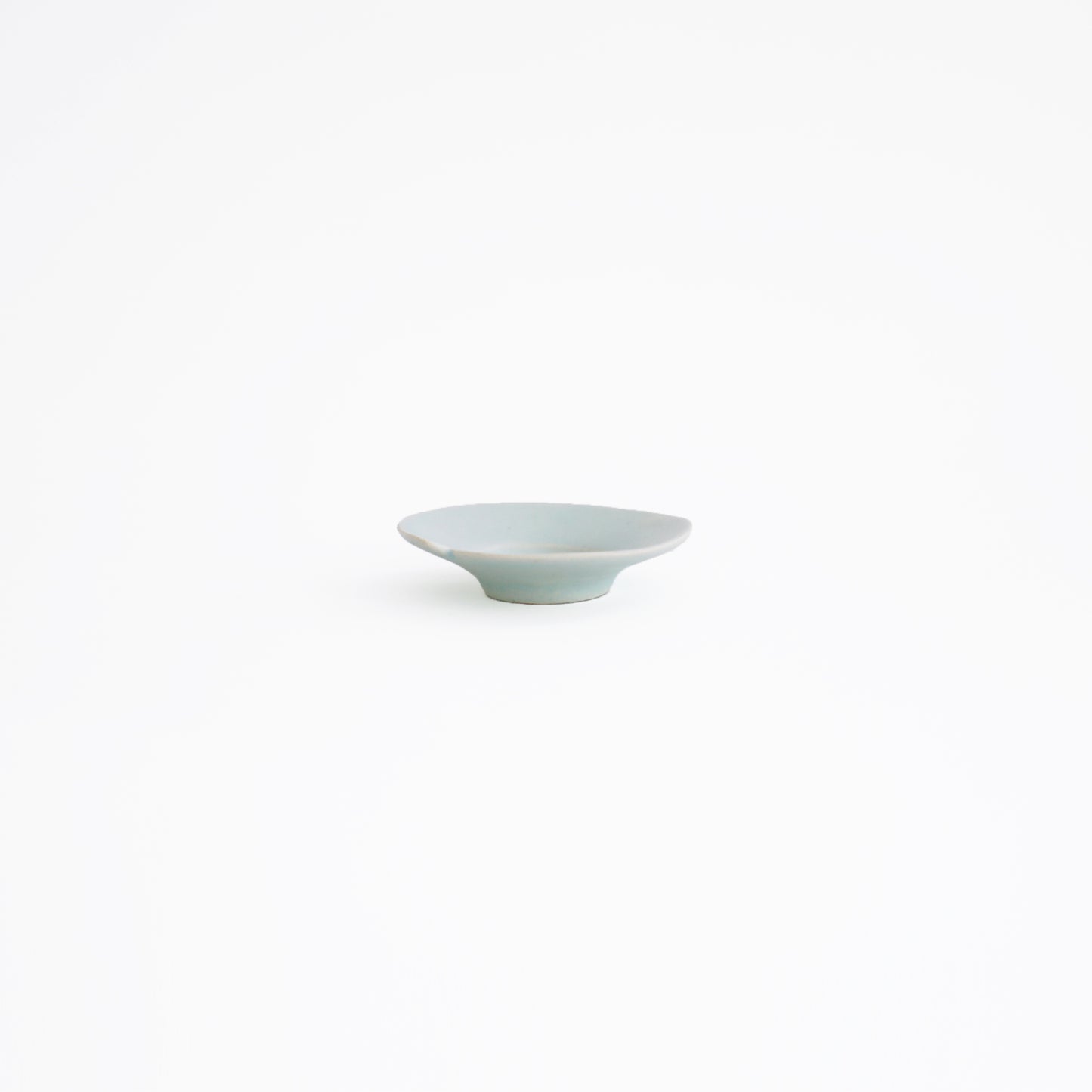 渦形茶托 薄青釉