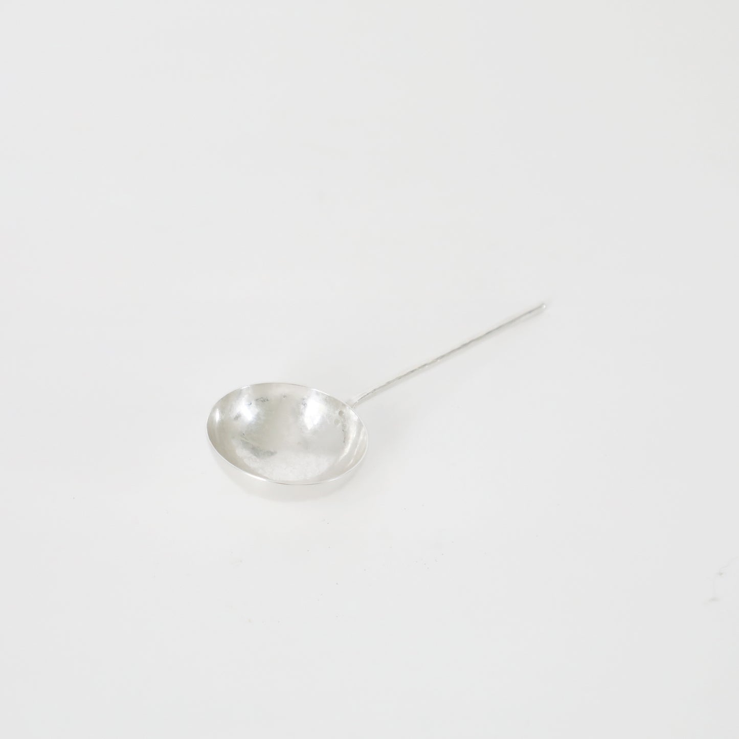 coffee bean spoon - silver