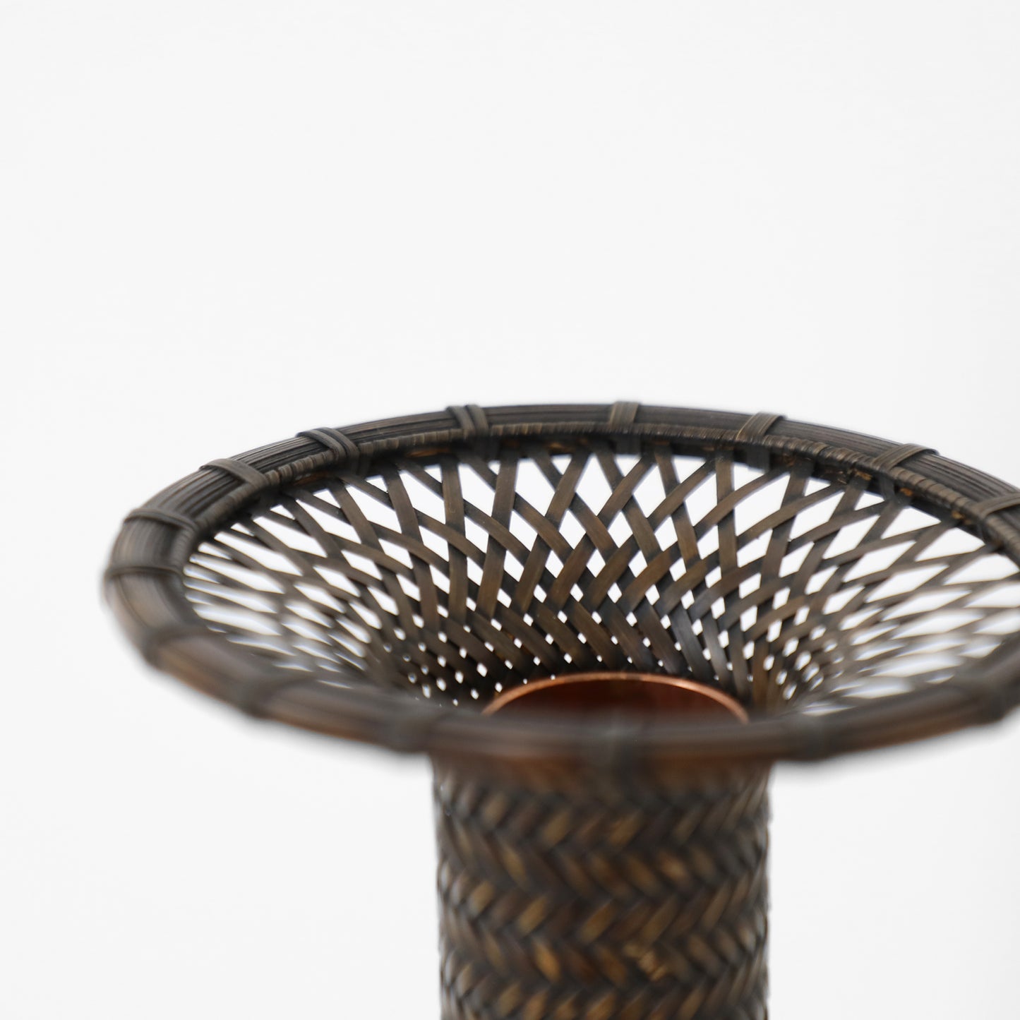 あじろ広口　黒