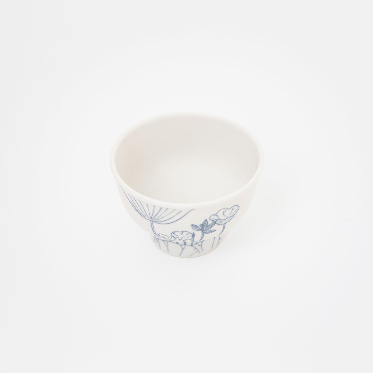 蓮線紋高台鉢　S