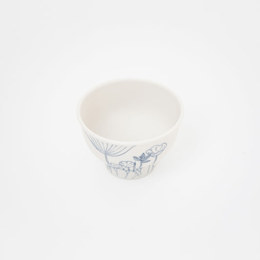 蓮線紋高台鉢　S