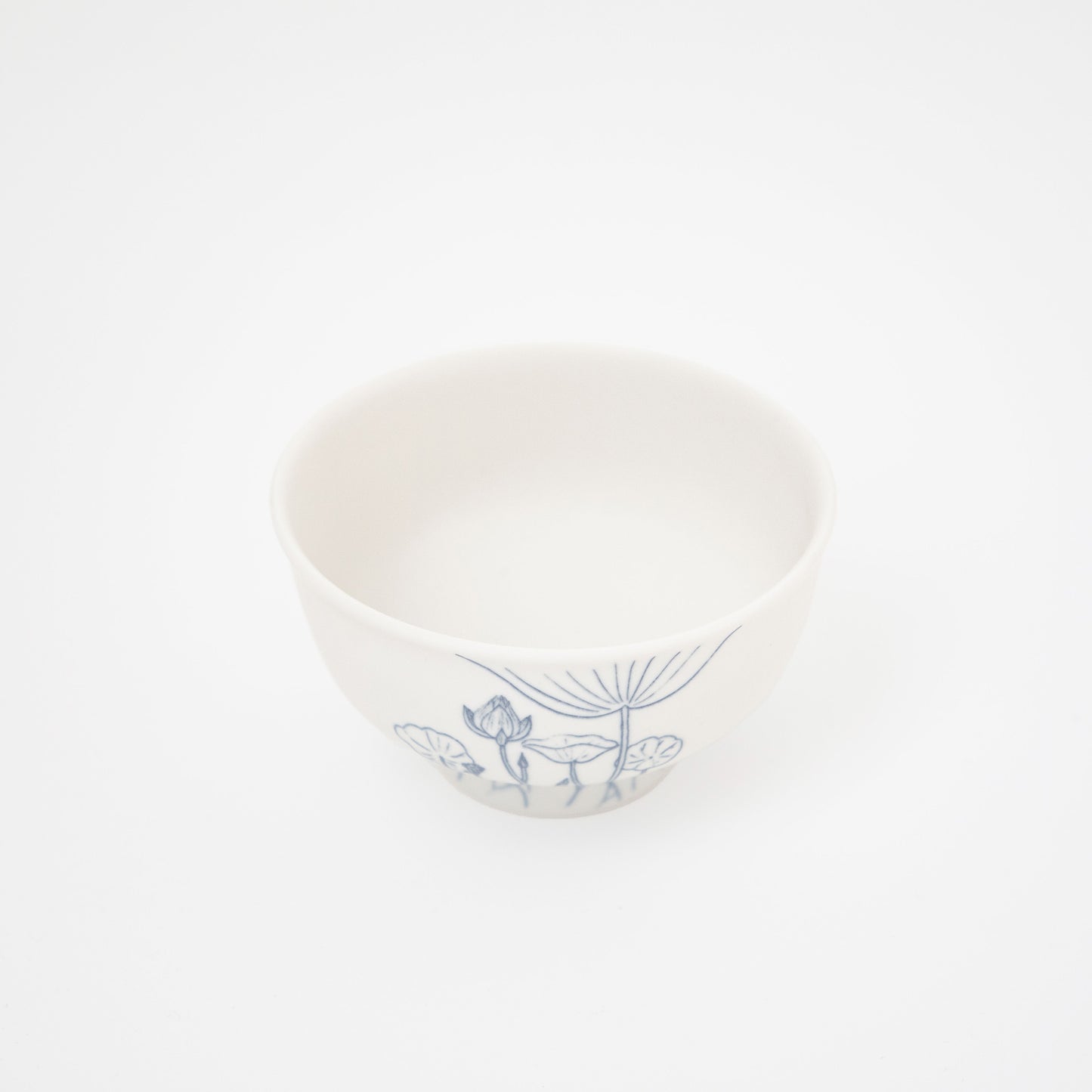 蓮線紋高台鉢　M