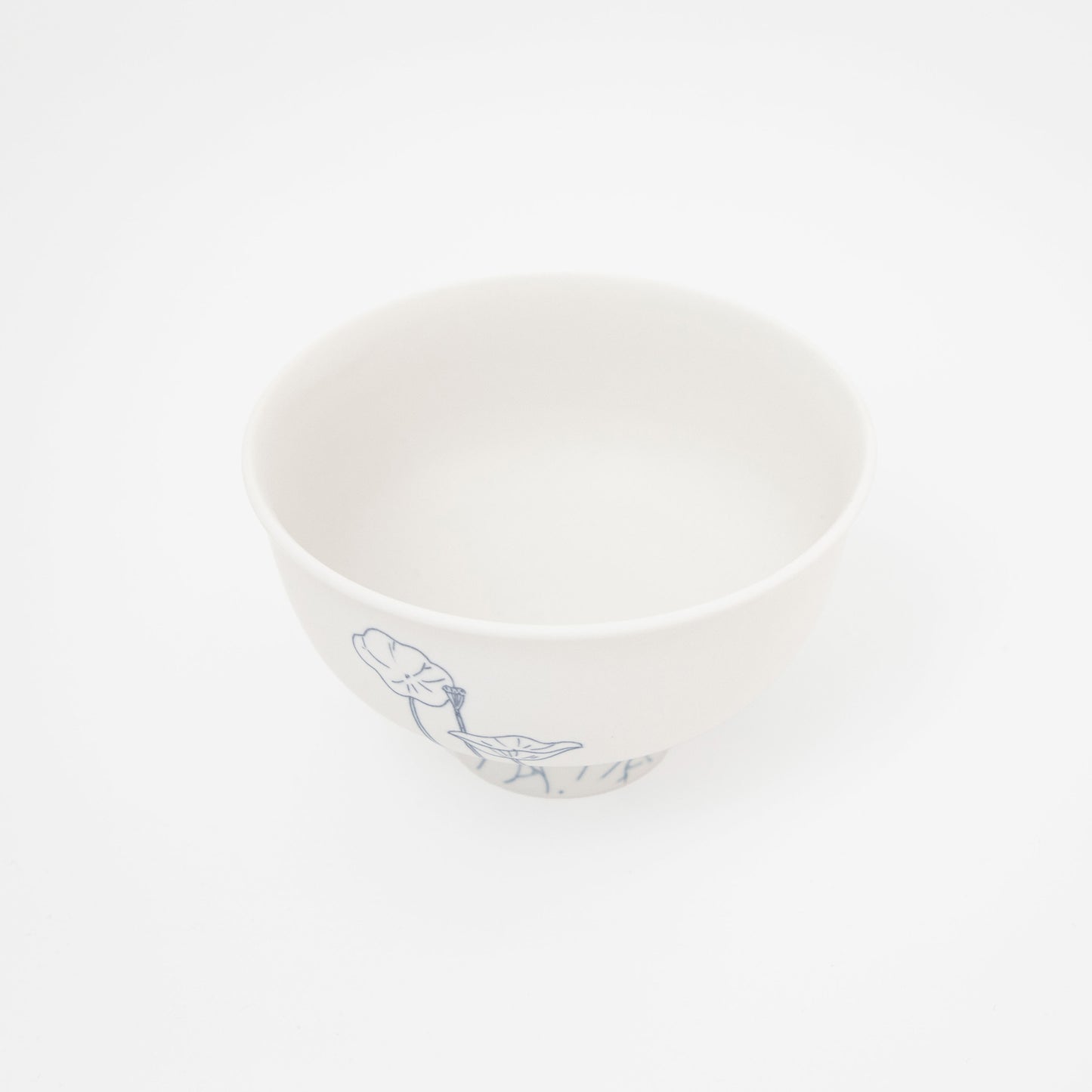 蓮線紋高台鉢　L